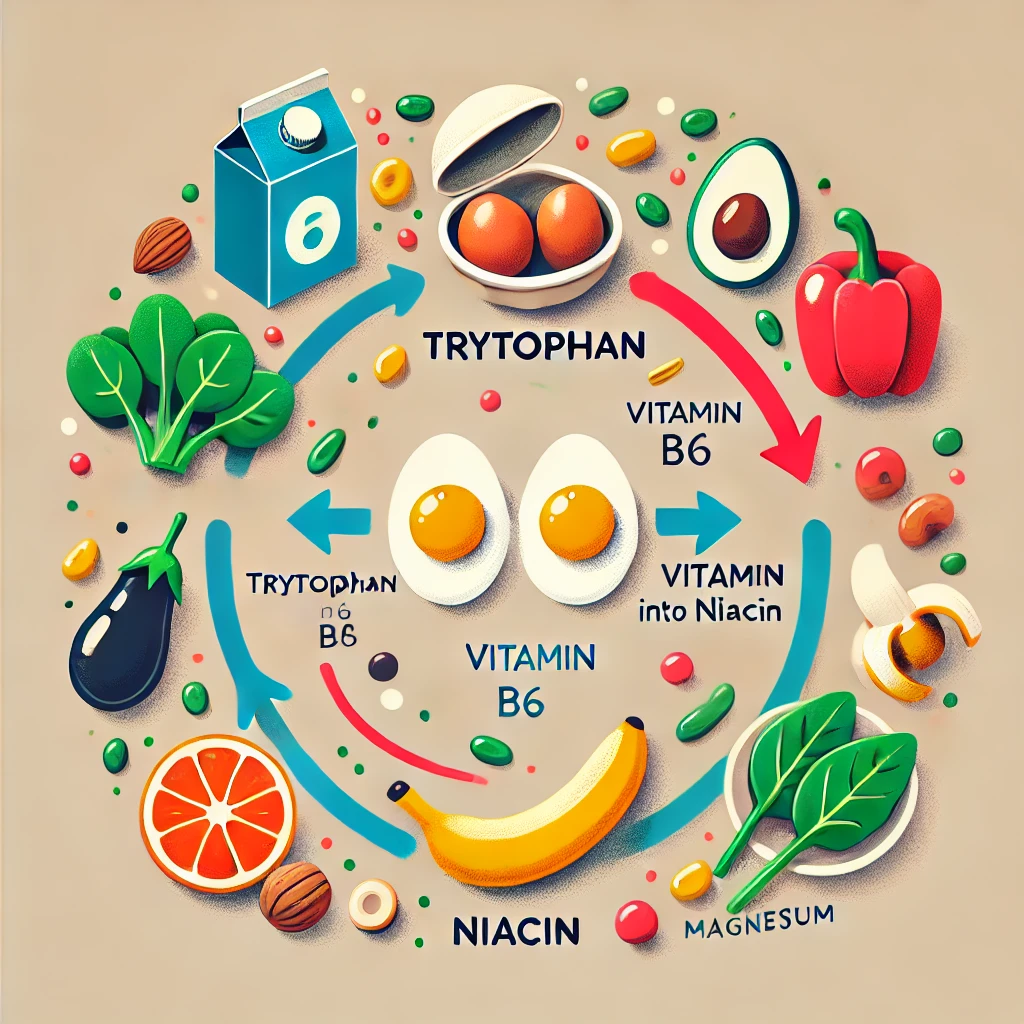 ナイアシンの前駆体とは？トリプトファンの役割と変換に必要な栄養素を徹底解説