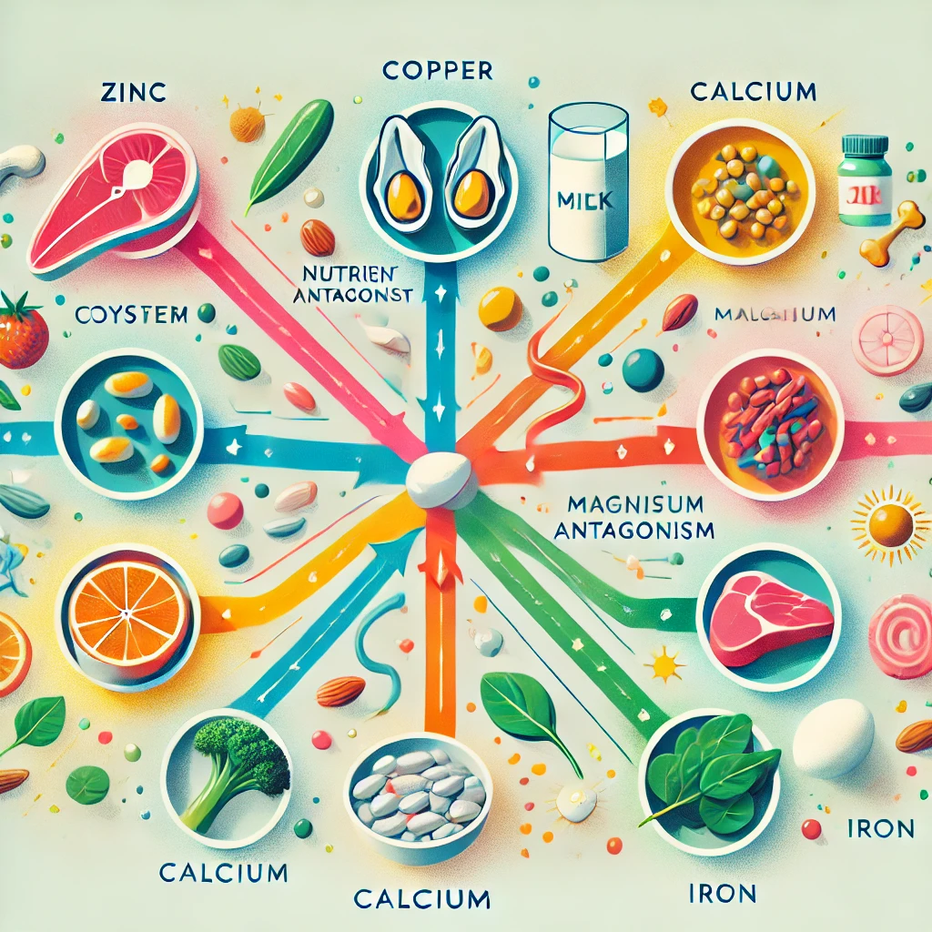 拮抗関係にある栄養素を徹底解説！亜鉛・銅・カルシウムの正しいバランスと実践方法